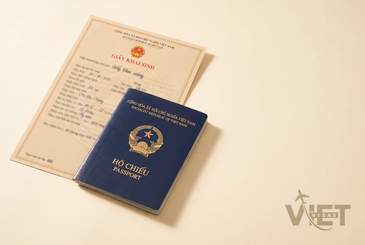 Hộ chiếu + khai sinh Việt Nam cho trẻ em tại Mỹ